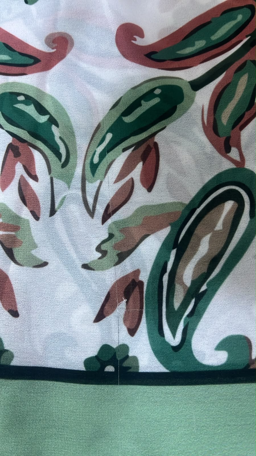 Patterned Chiffon Veil (Out-GR07)