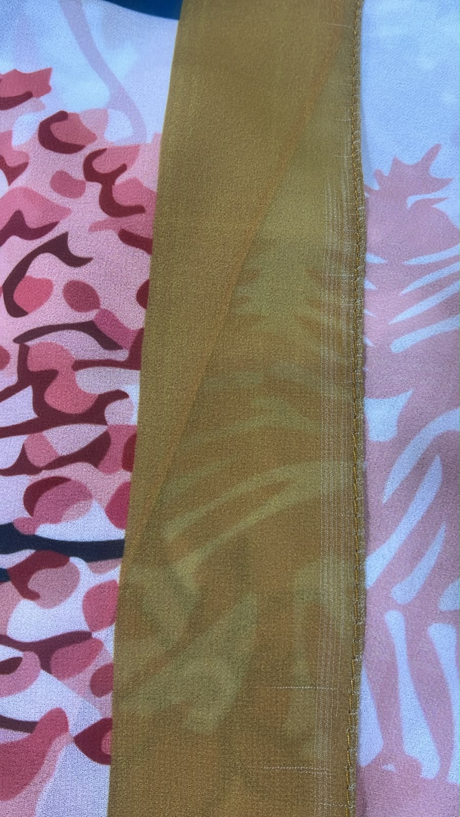 Patterned Chiffon Veil(Out-NC05)