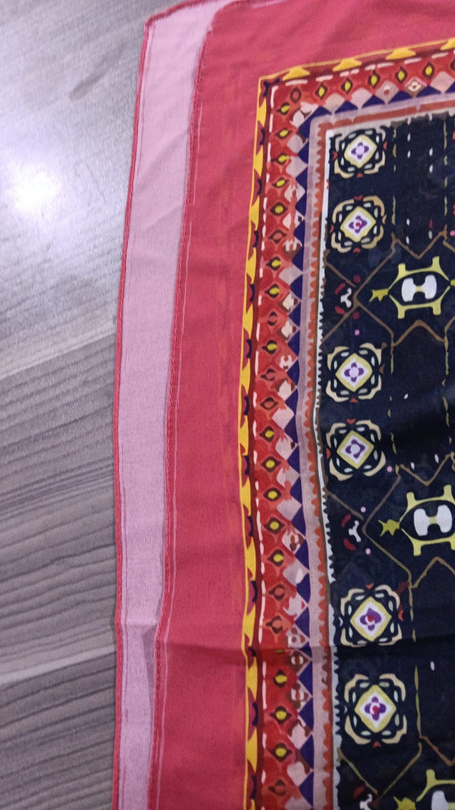 Patterned Chiffon Veil (Out-RBY05)