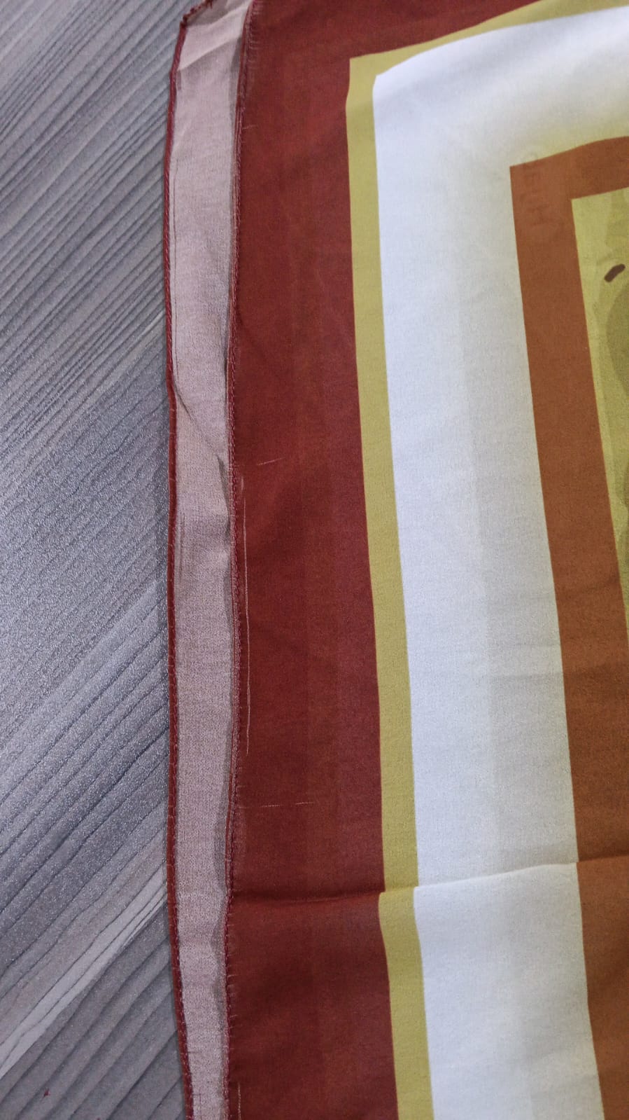 Patterned Chiffon Veil (Out-HOU02)