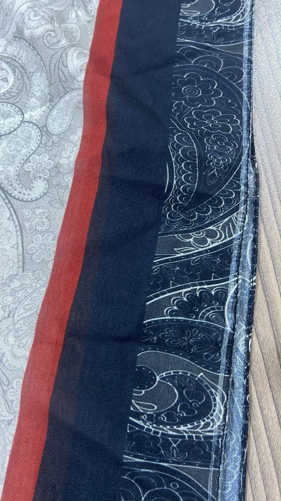 Patterned Chiffon Veil (Out-OFD06)