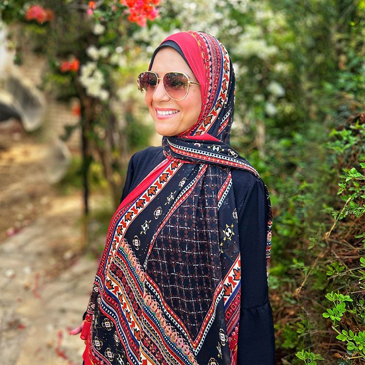 Patterned Chiffon Veil (Out-RBY01)