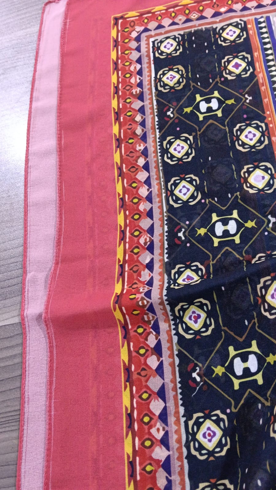 Patterned Chiffon Veil (Out-RBY03)