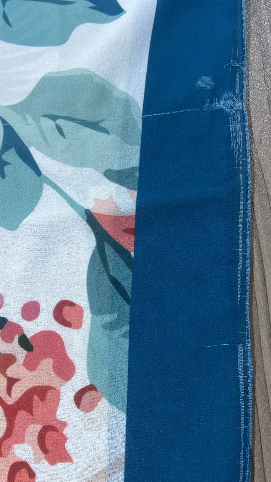 Patterned Chiffon Veil (Out-NC02)