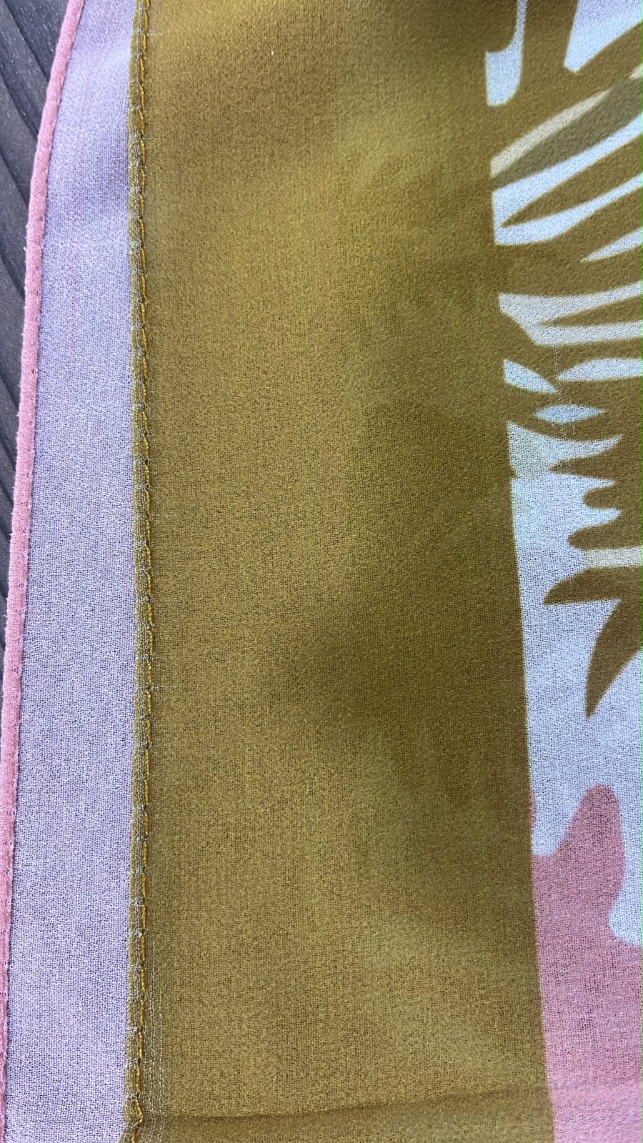 Patterned Chiffon Veil(Out-NC05)