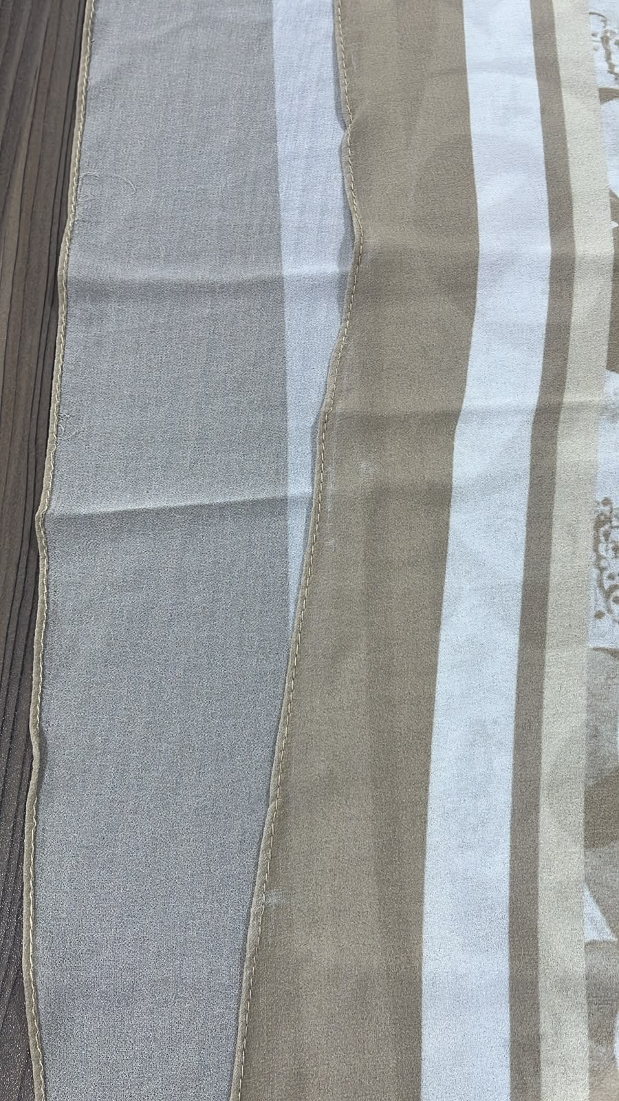 Patterned Chiffon Veil (Out-CAF05)