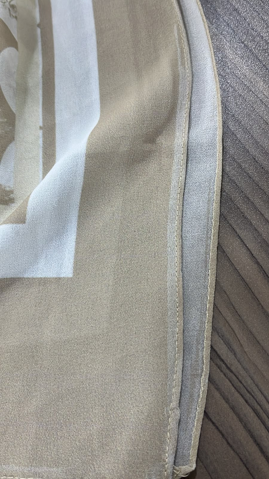 Patterned Chiffon Veil (Out-CAF07)