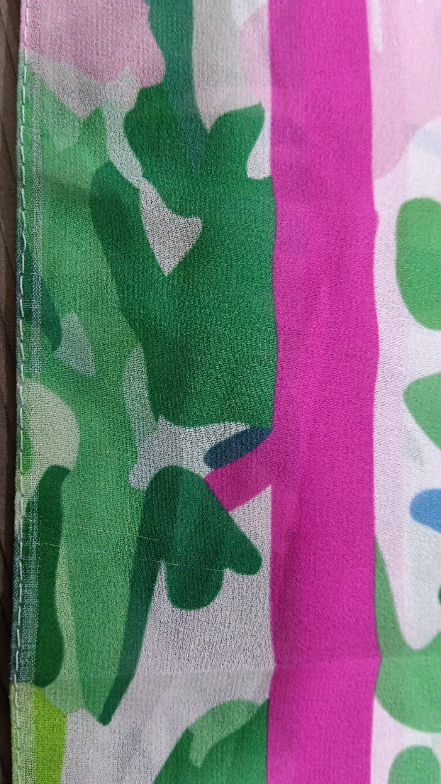 Patterned Chiffon Veil (Out-GFU07)