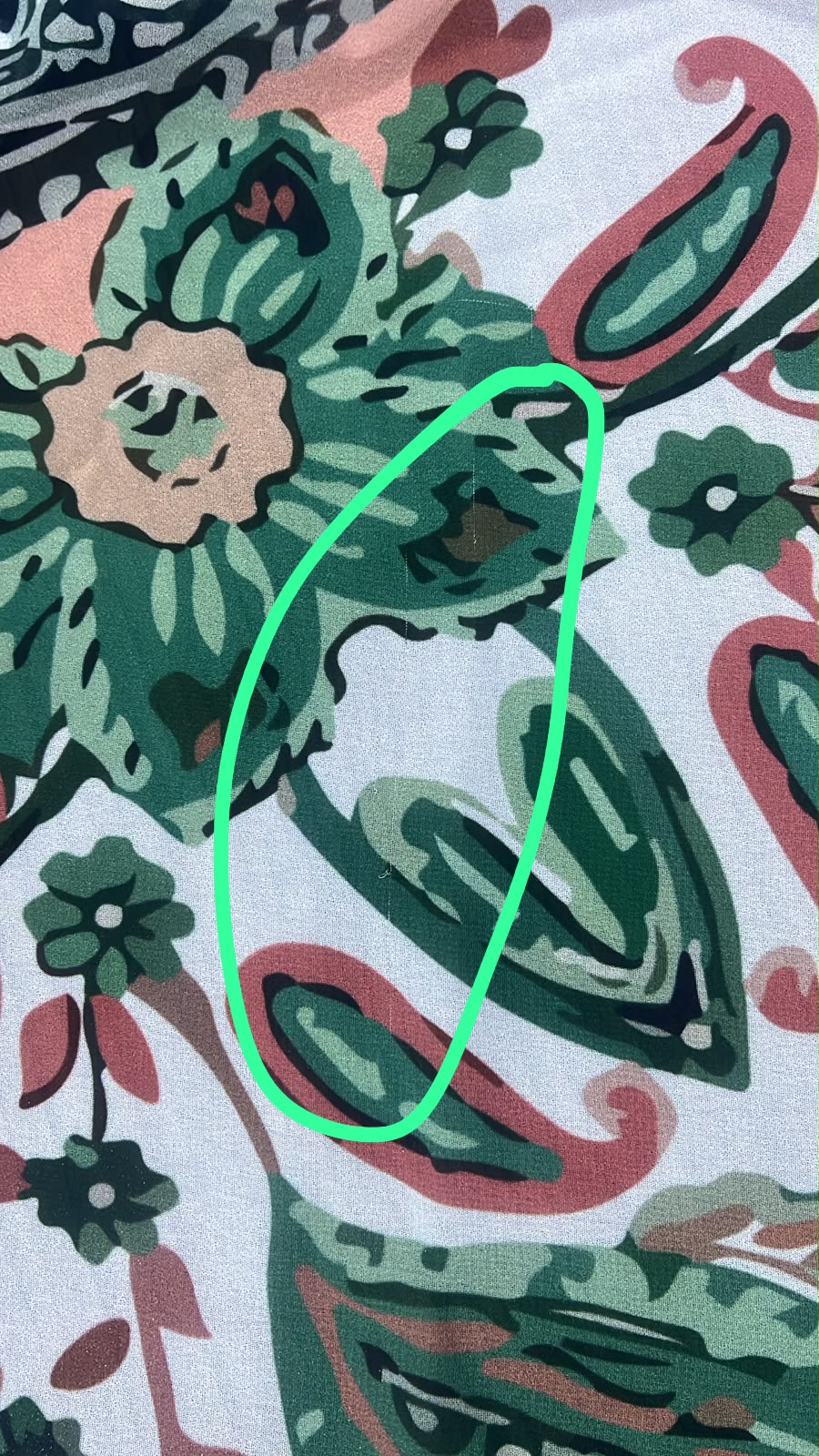 Patterned Chiffon Veil (Out-GR02)