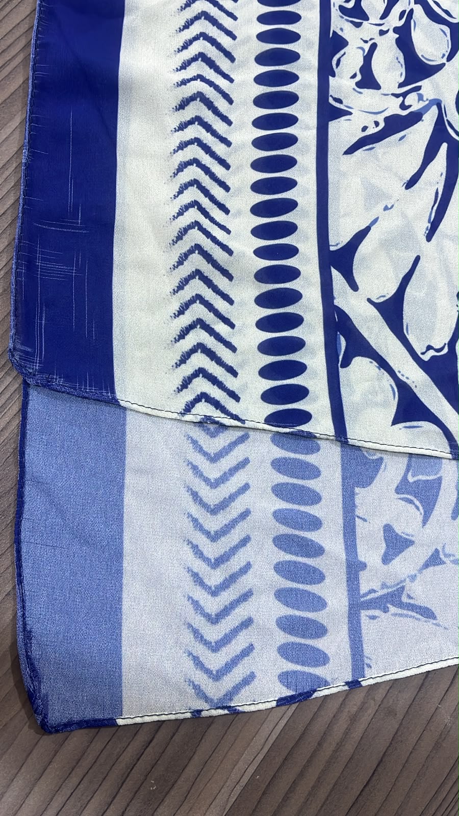 Patterned Chiffon Veil (Out-WHB06)