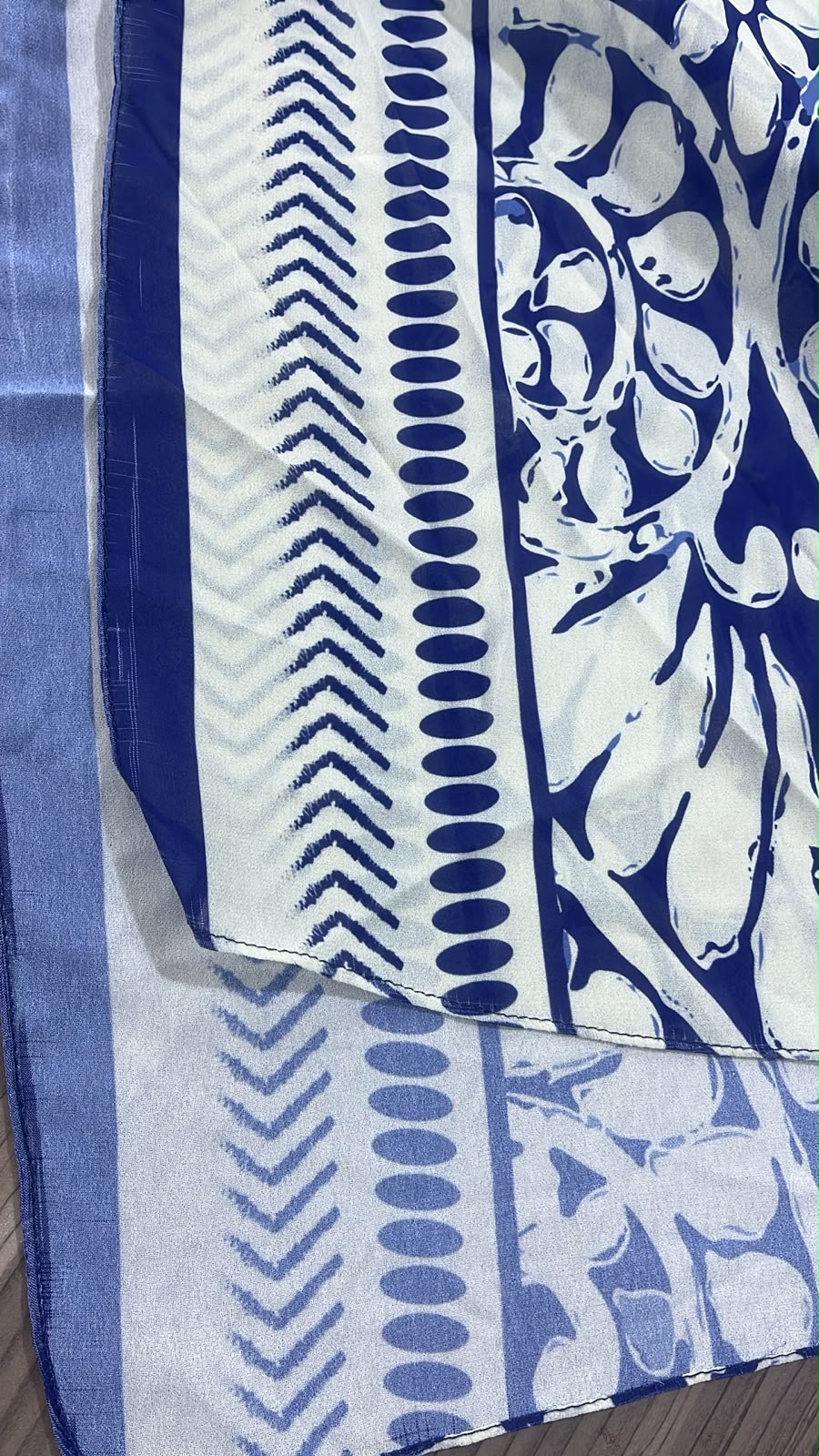 Patterned Chiffon Veil (Out-WHB05)