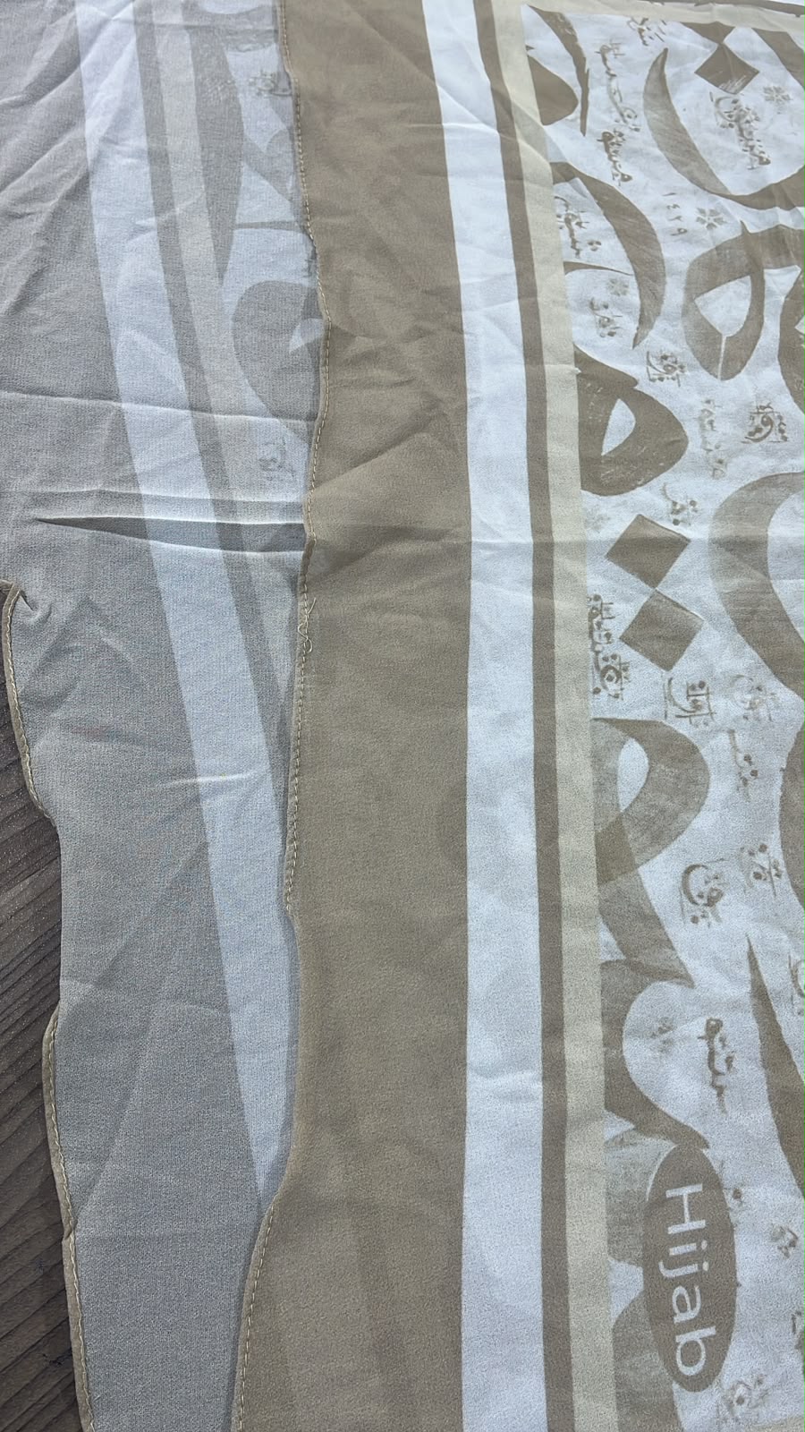 Patterned Chiffon Veil (Out-CAF01)