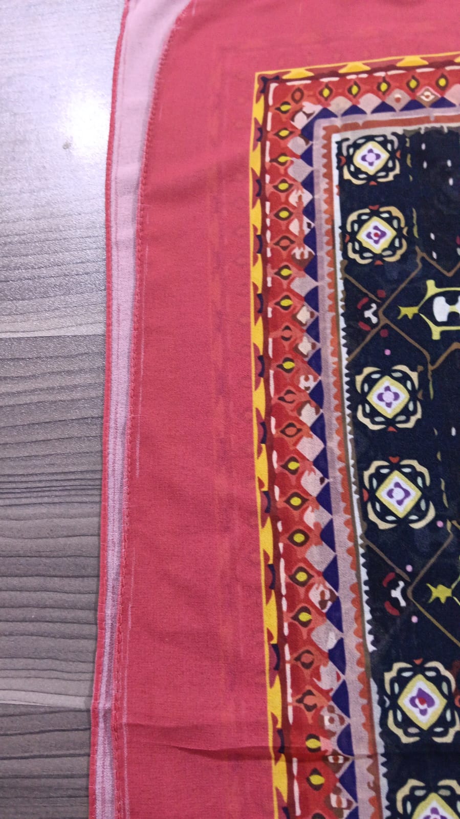 Patterned Chiffon Veil (Out-RBY02)