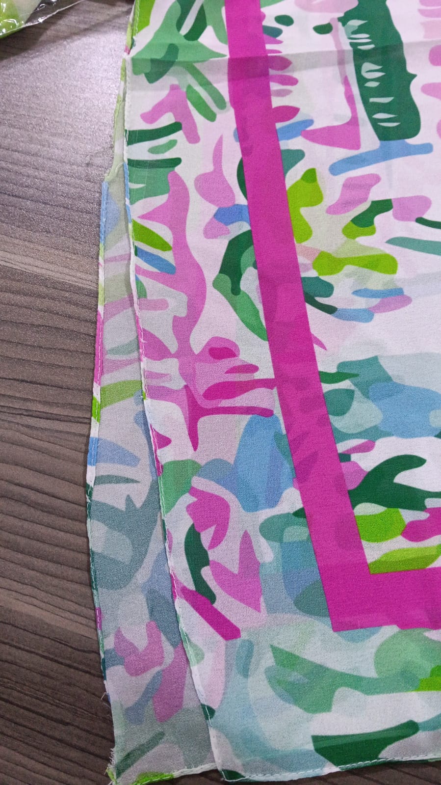 Patterned Chiffon Veil (Out-GFU03)