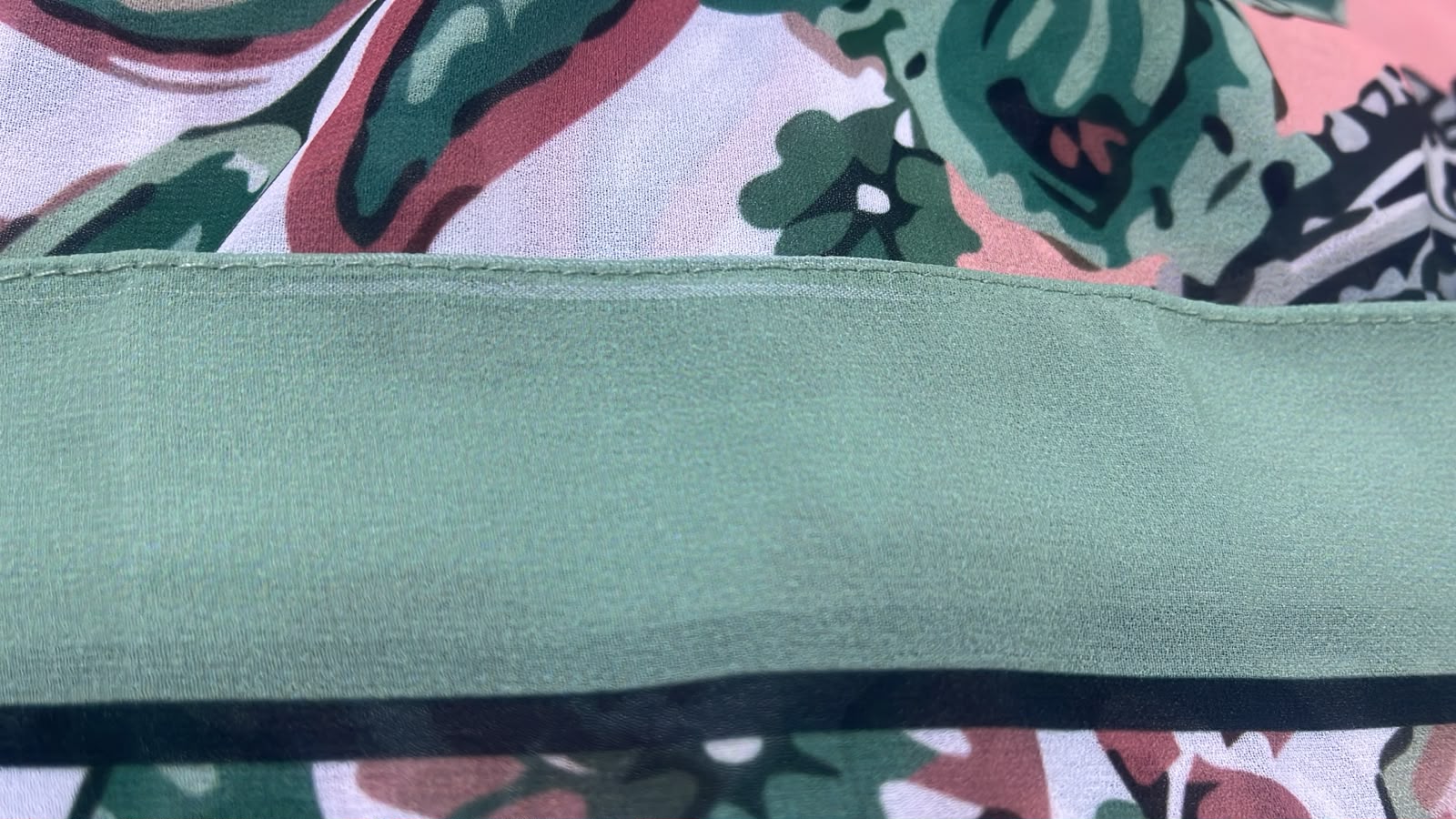 Patterned Chiffon Veil (Out-GR05)