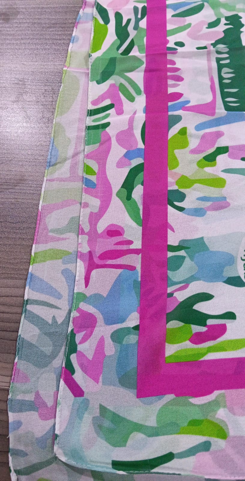 Patterned Chiffon Veil (Out-GFU01)
