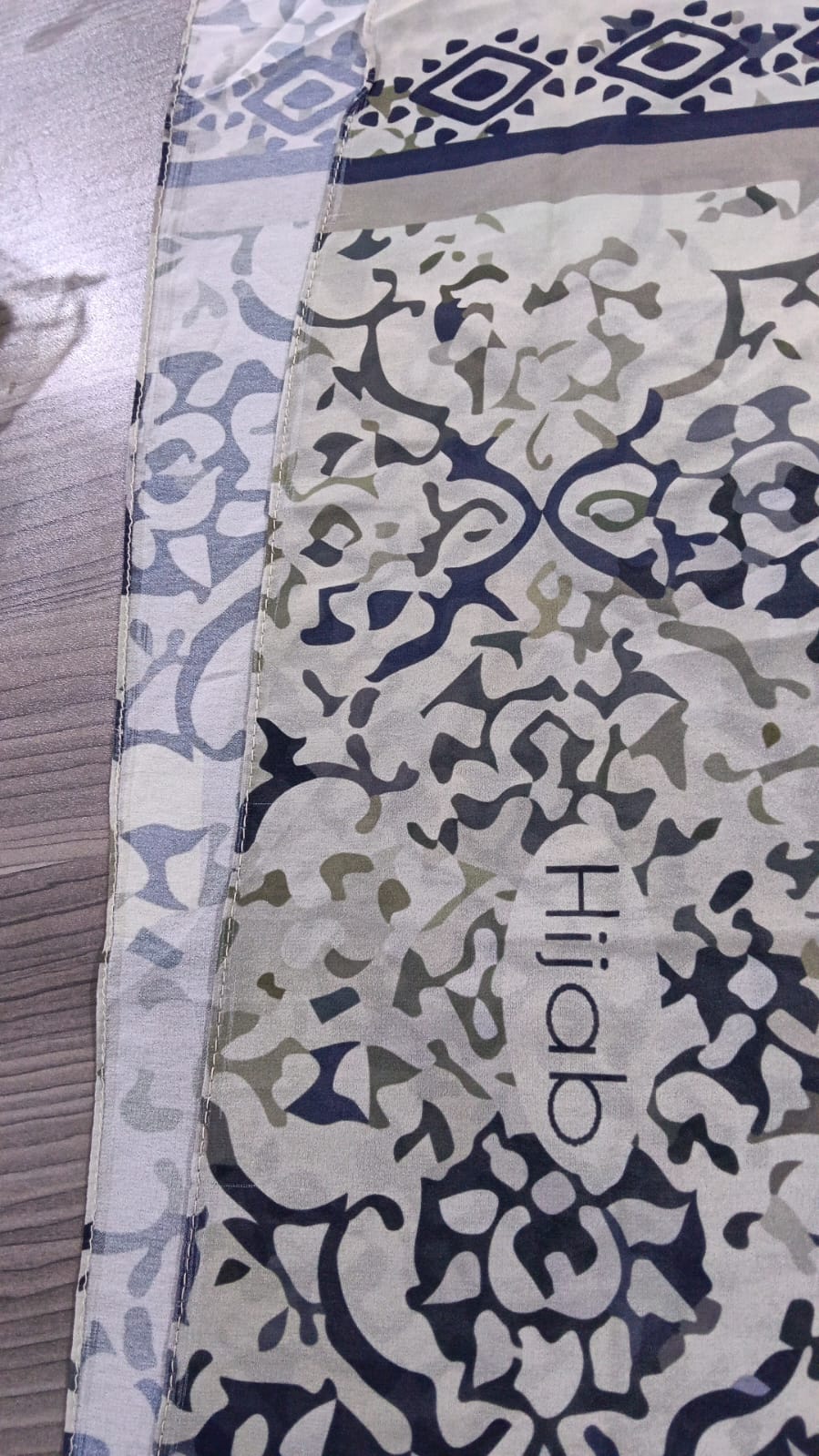 Patterned Chiffon Veil (Out-GRA02)