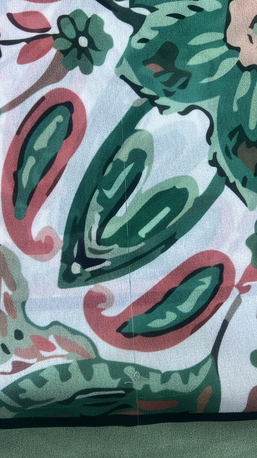 Patterned Chiffon Veil (Out-GR01)