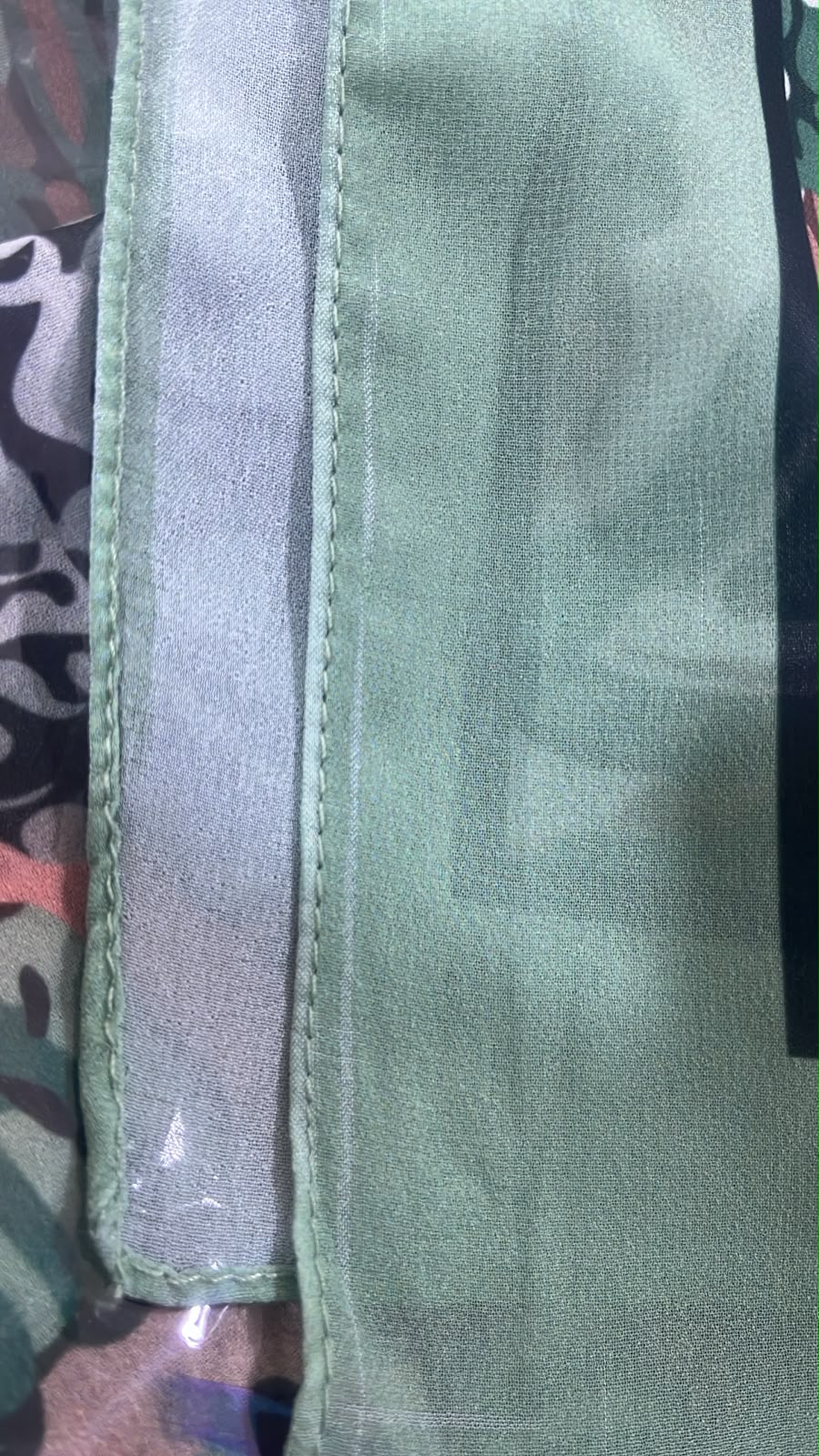 Patterned Chiffon Veil (Out-GR04)