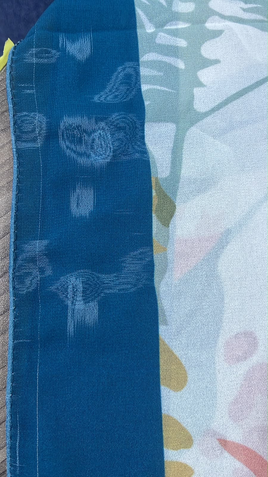 Patterned Chiffon Veil(Out-NC06)