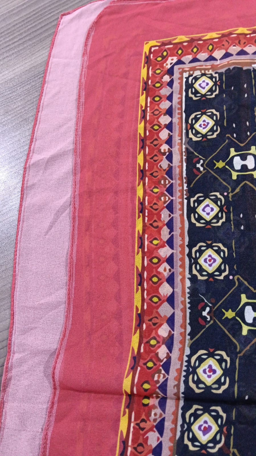 Patterned Chiffon Veil (Out-RBY01)
