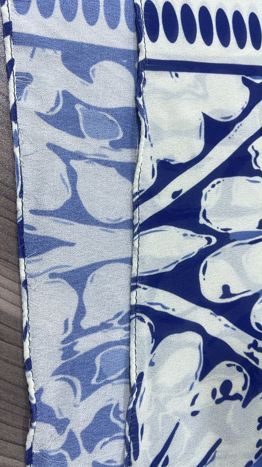 Patterned Chiffon Veil (Out-WHB03)