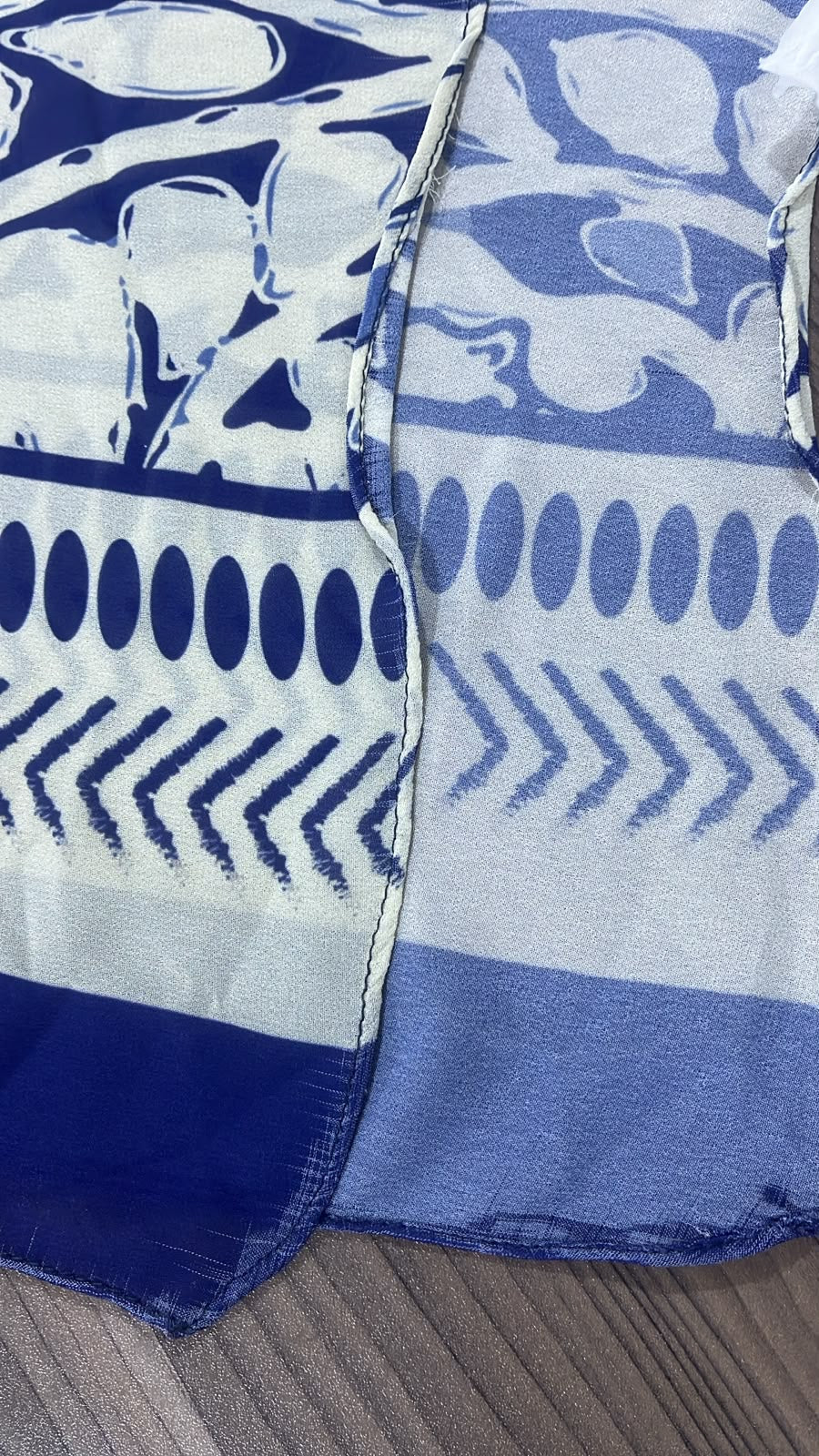 Patterned Chiffon Veil (Out-WHB04)