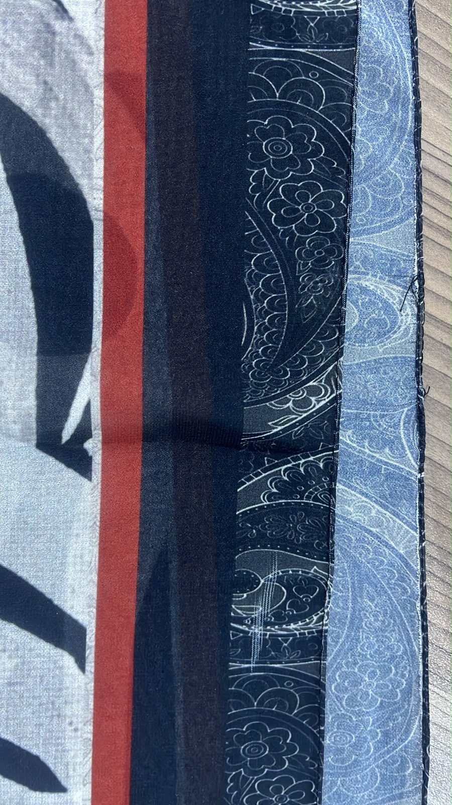 Patterned Chiffon Veil (Out-OFD01)