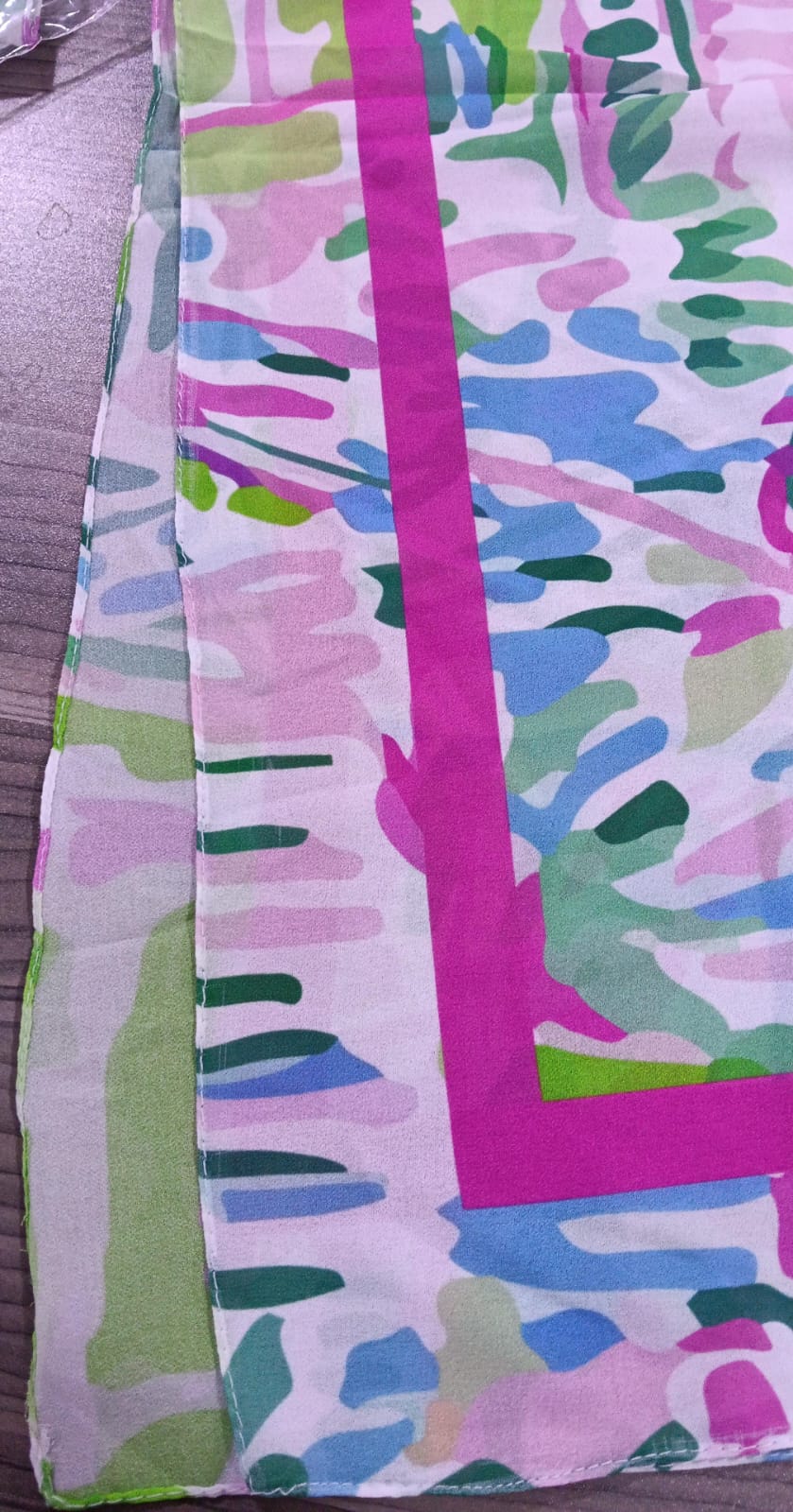 Patterned Chiffon Veil (Out-GFU02)