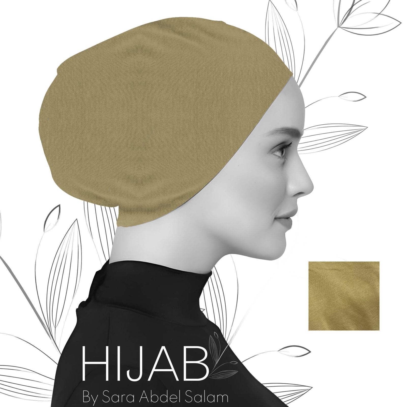 No-thread Bandana - cafe (Out-BCC01)