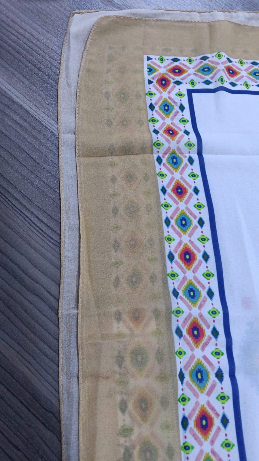 Patterned Chiffon Veil (Out-WBE02)