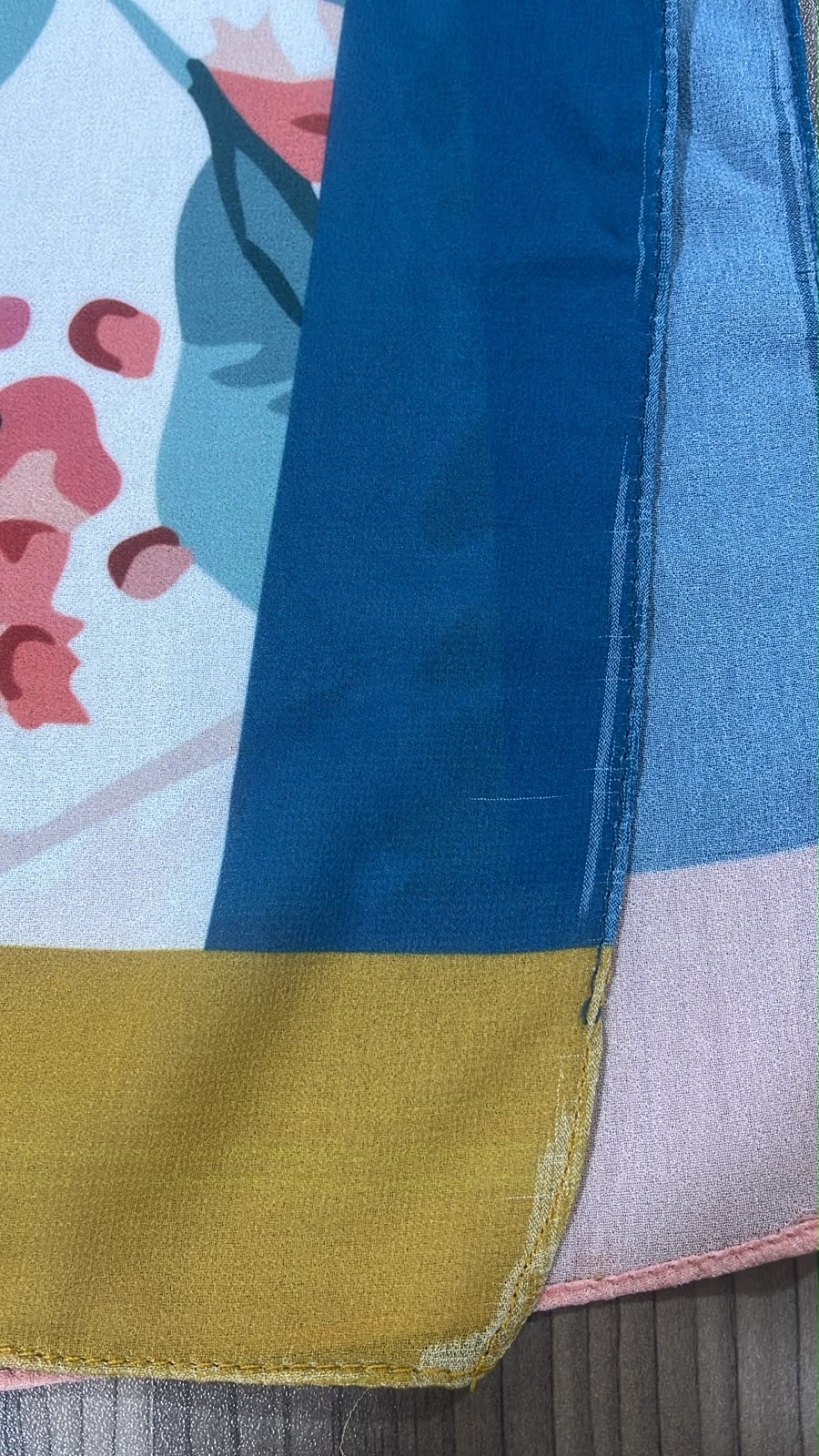 Patterned Chiffon Veil (Out-NC08)