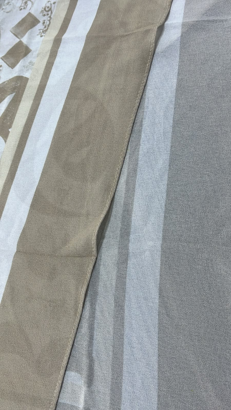 Patterned Chiffon Veil (Out-CAF06)