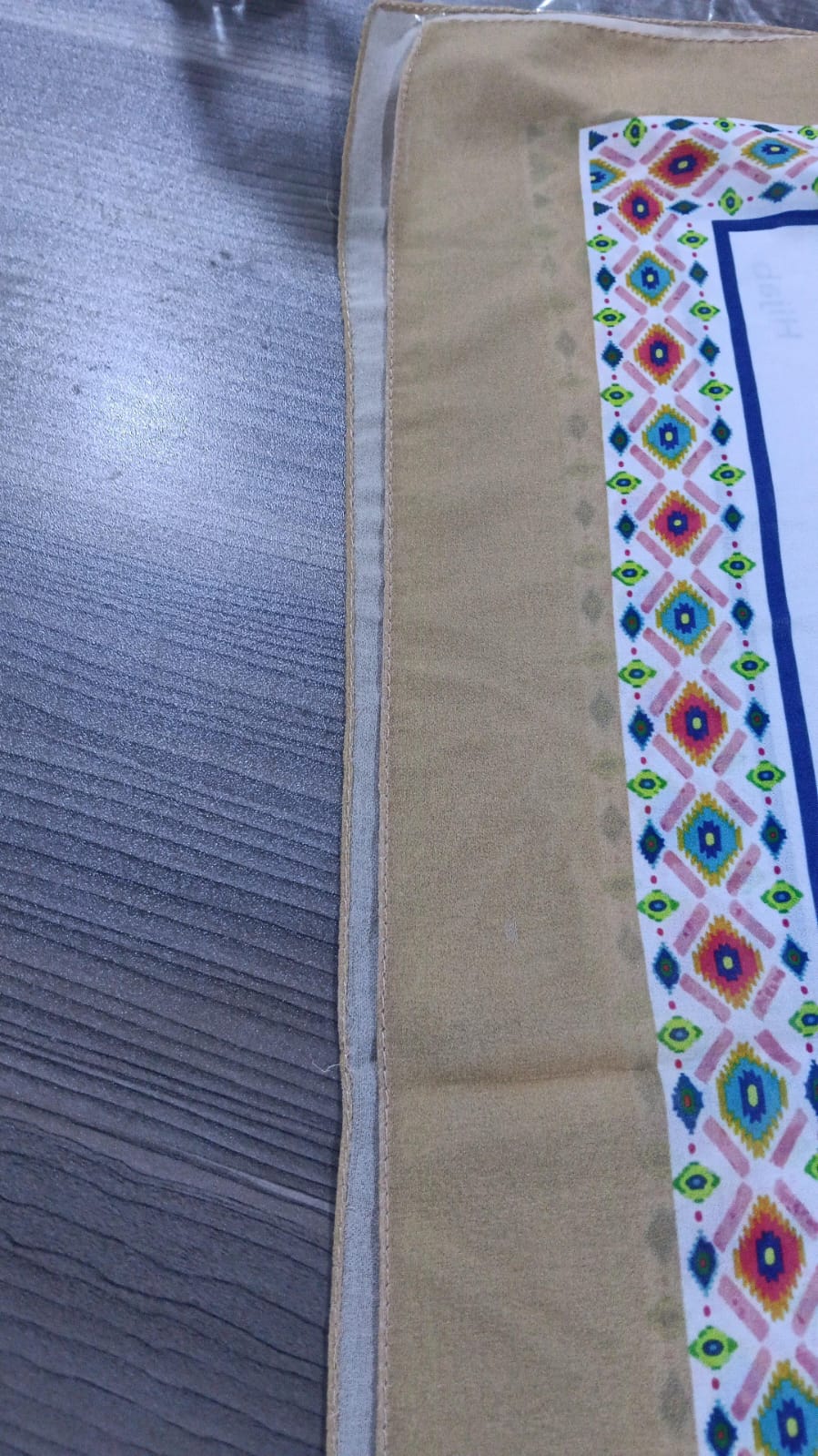 Patterned Chiffon Veil (Out-WBE05)