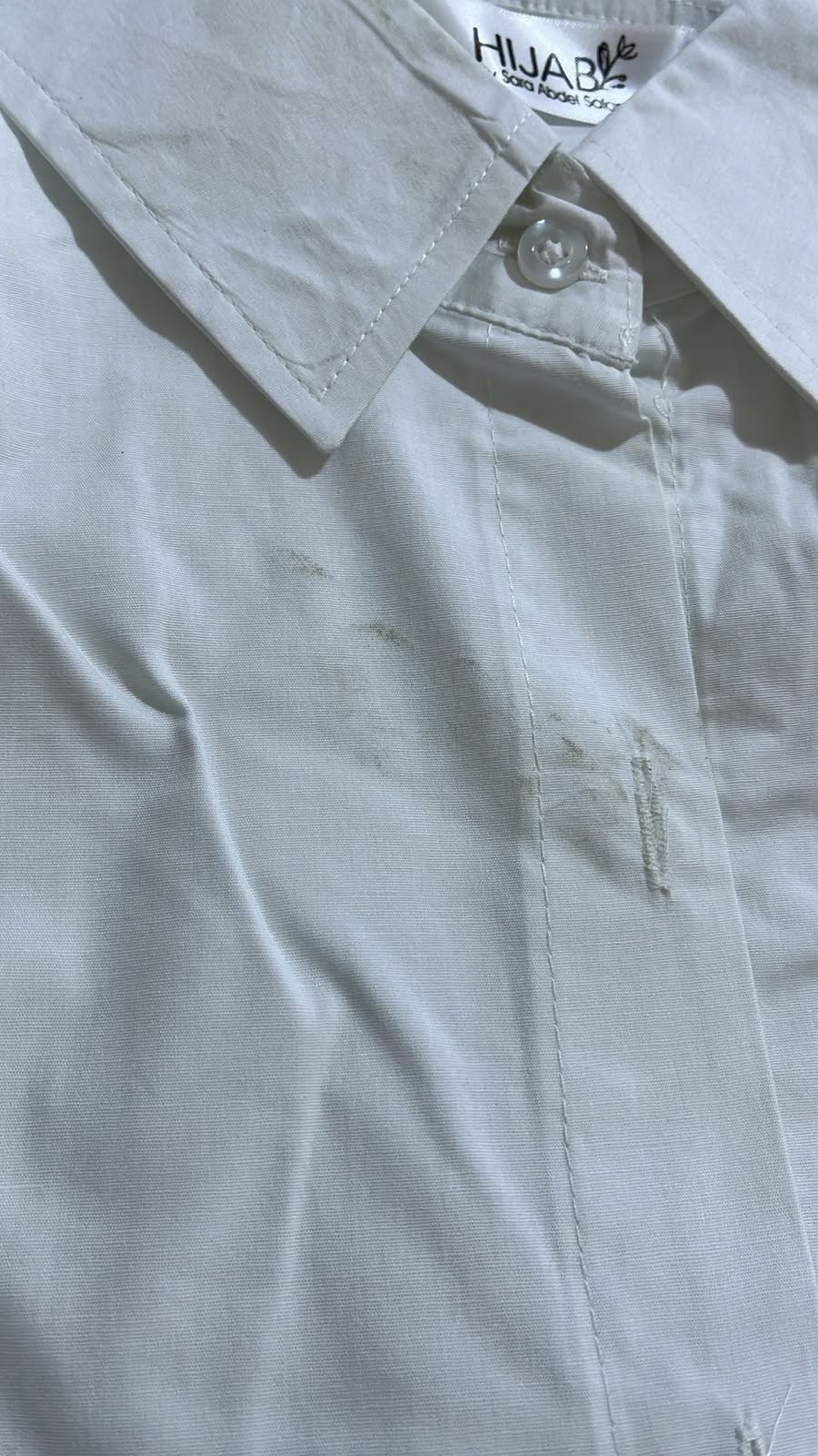 Oversized Cotton Shirt - White (OCS04)
