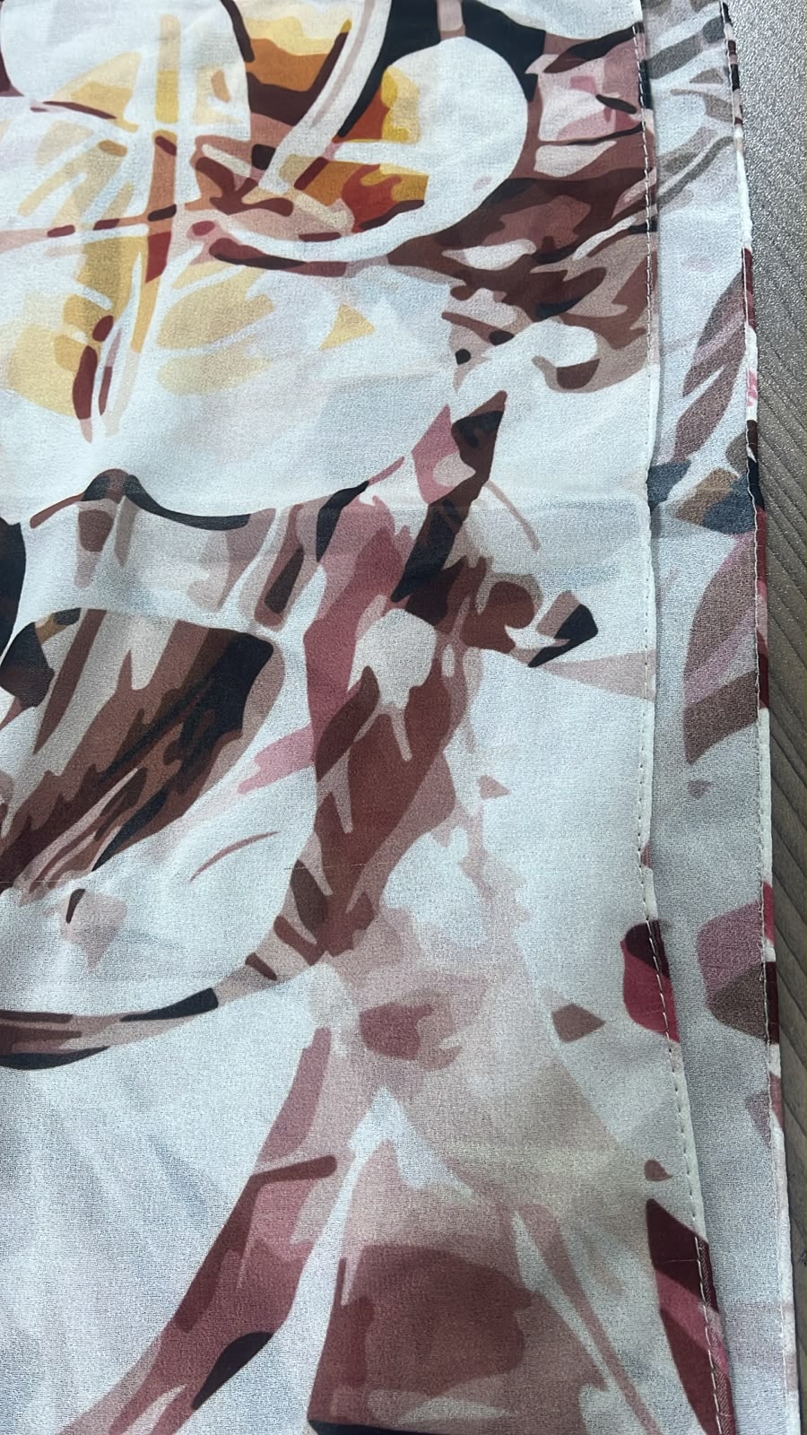 Patterned Chiffon Veil (Out-BR02)