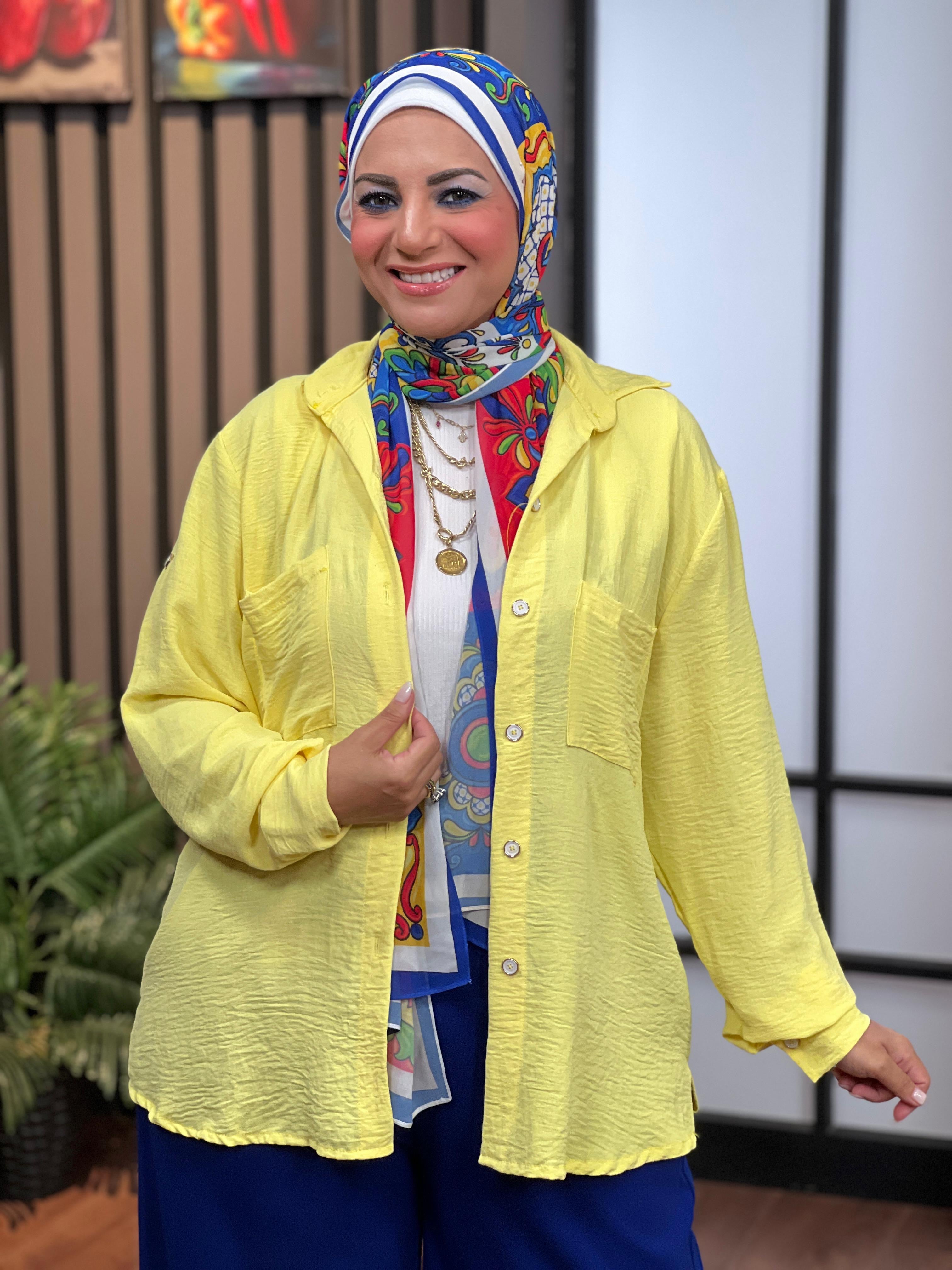 Basic Pocket Shirt - Yellow