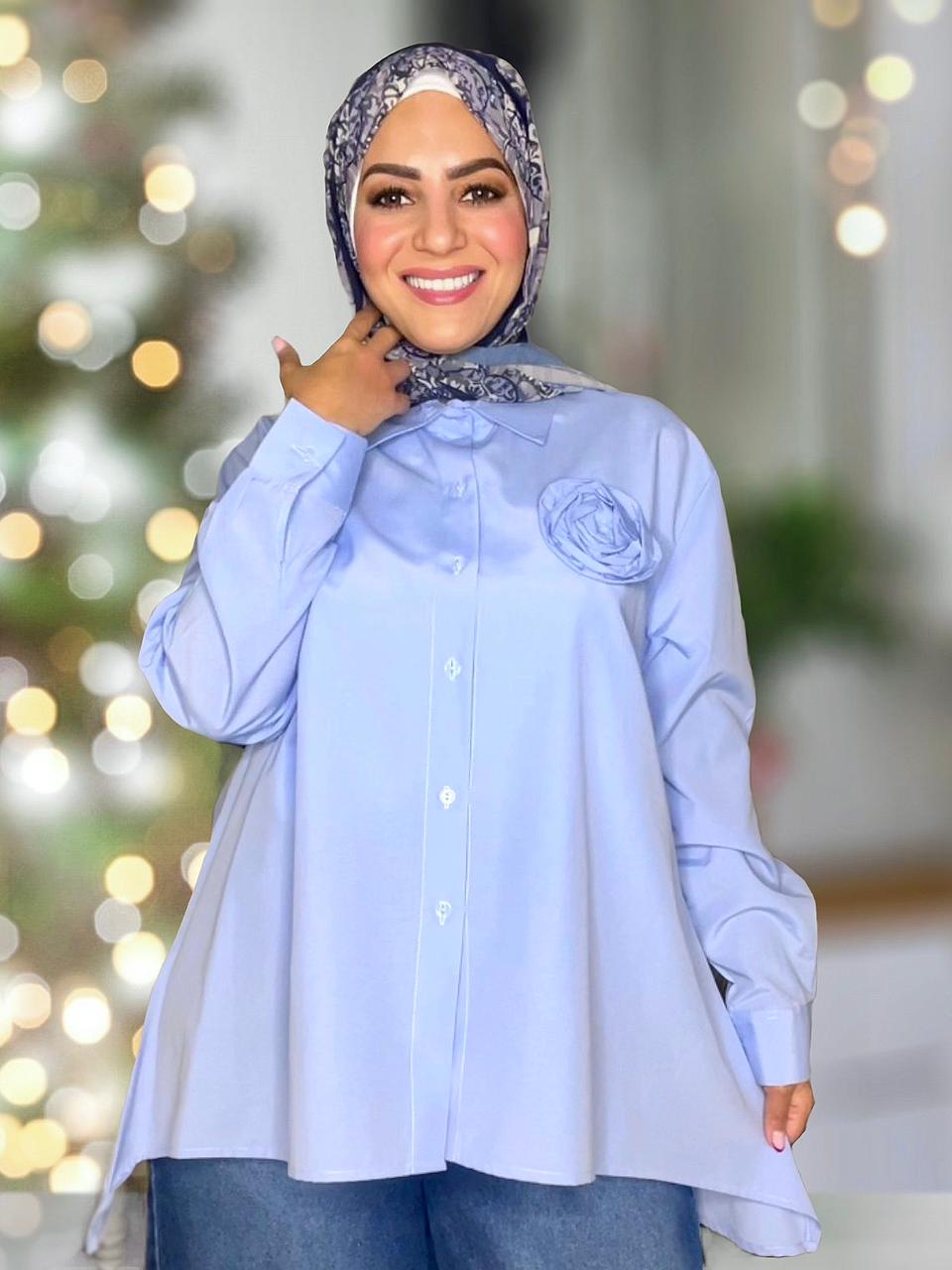 Poplin Shirt - Baby Blue 