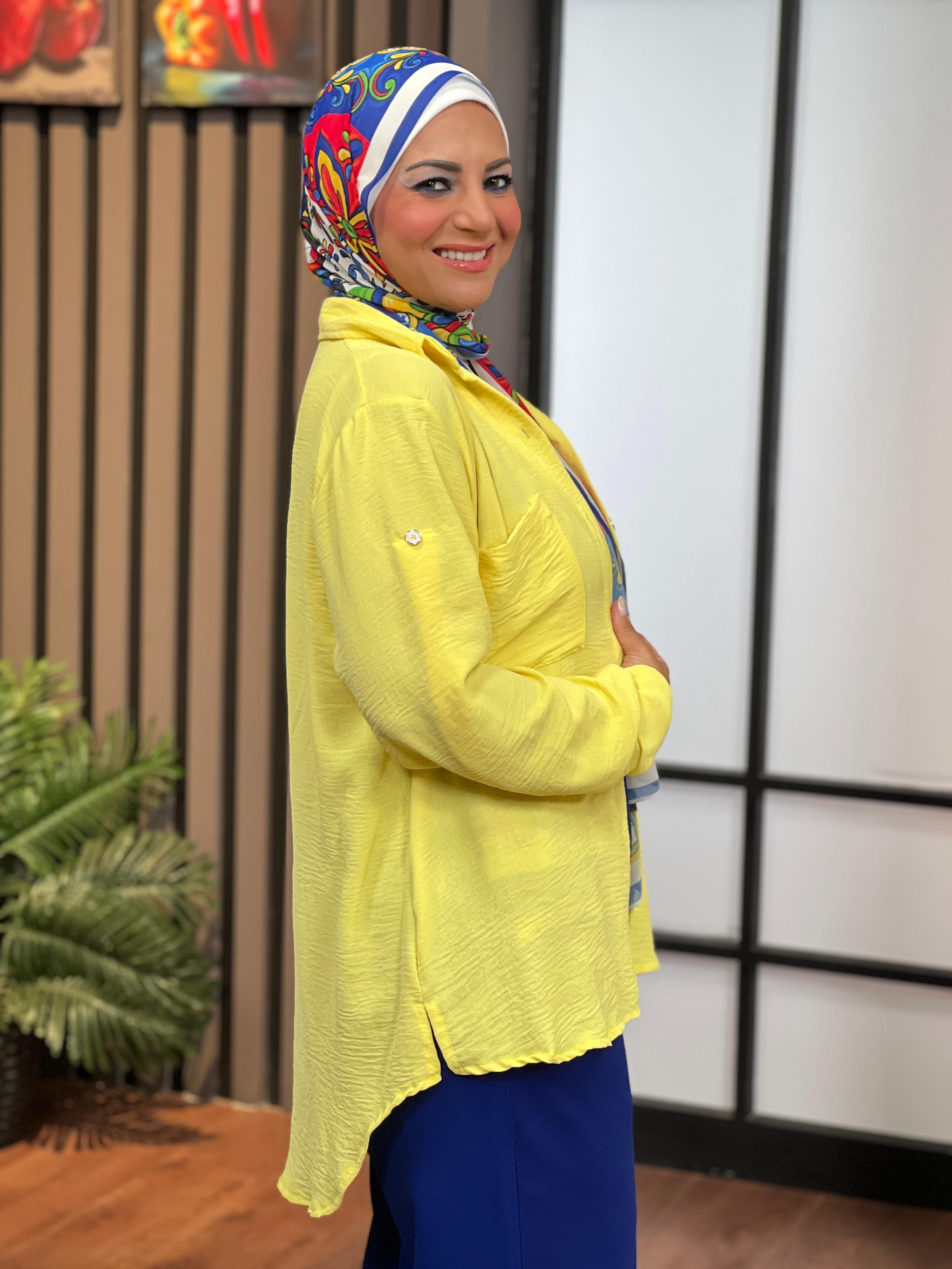 Basic Pocket Shirt - Yellow