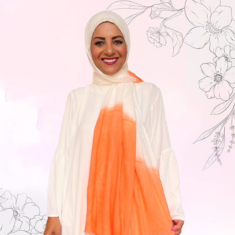 Gradient Cotton Veil 01