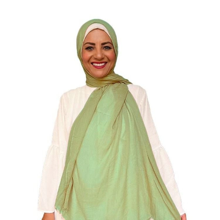 Plain Cotton Veil - Kiwi- PC028