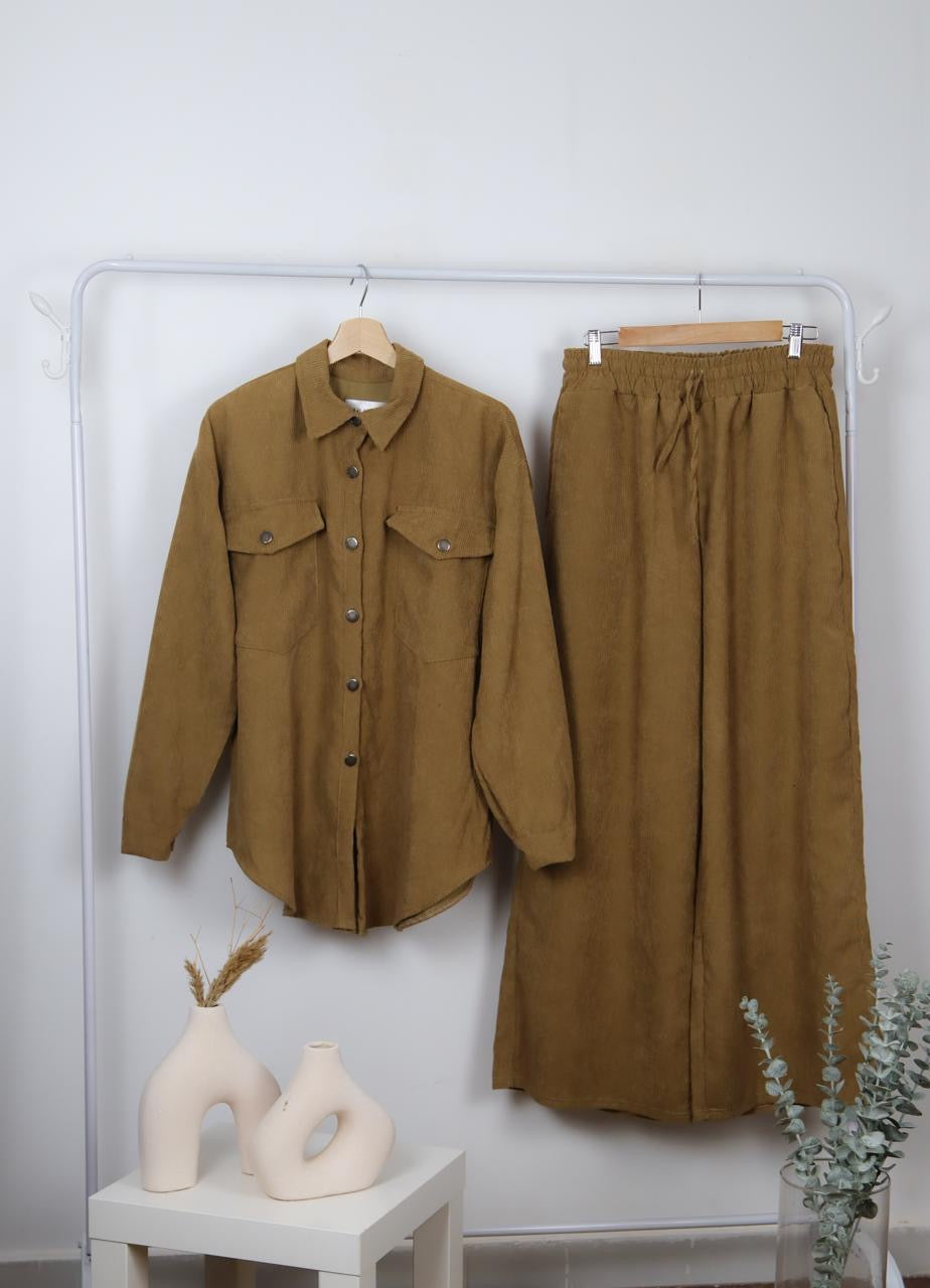 Corduroy Set - Brown